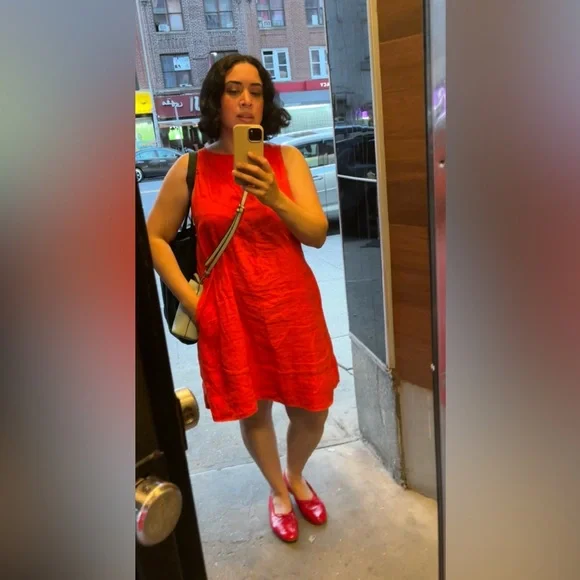 Madewell 100% linen shift dress - Picture 8 of 12